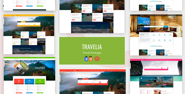 TRAVELIA 2.0 - Travel Package HTML5 Template