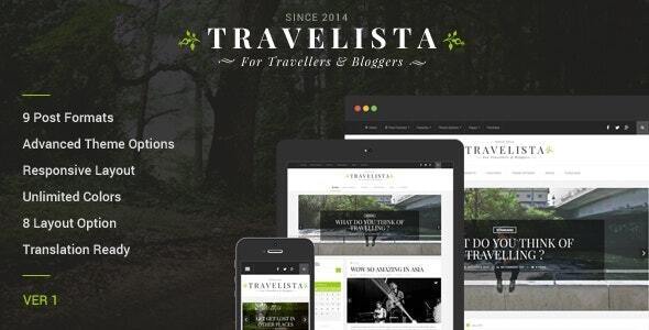 Travelista 1.4.5 - WordPress Blog Theme