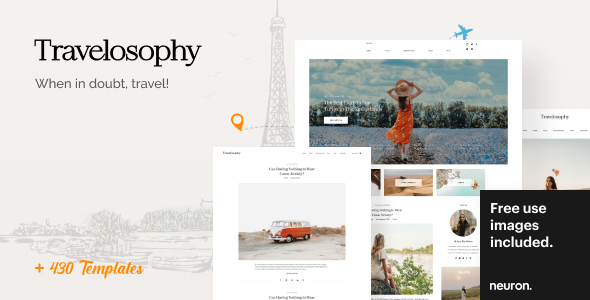 Travelosophy 4.98 - Travel Blog WordPress Theme