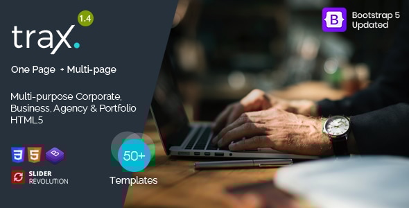 Trax 1.4 - One Page Parallax
