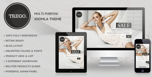Trego 3.8.11 - Premium Responsive Joomla Theme