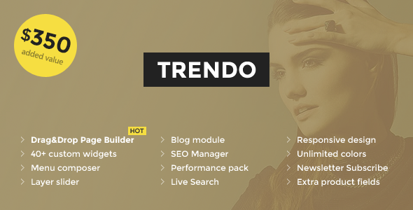 Trendo 1.1.2 - Minimalistic Fashion Store OpenCart Theme