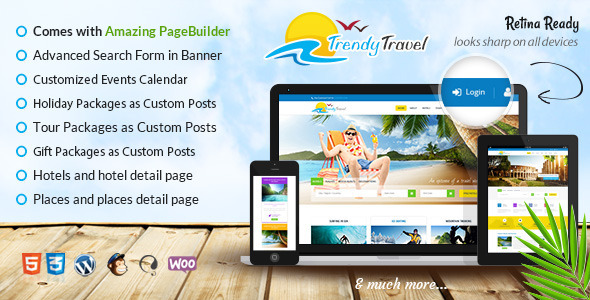 Trendy 6.7 - Travel WordPress