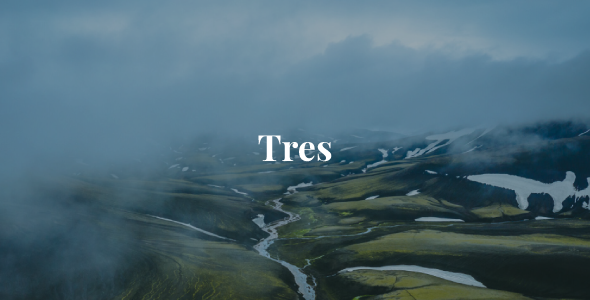 Tres 1.0.4 - Creative Photography WordPress Theme