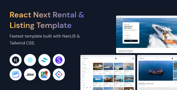 TripFinder 7 - React Next Rental Travel & Listing Template
