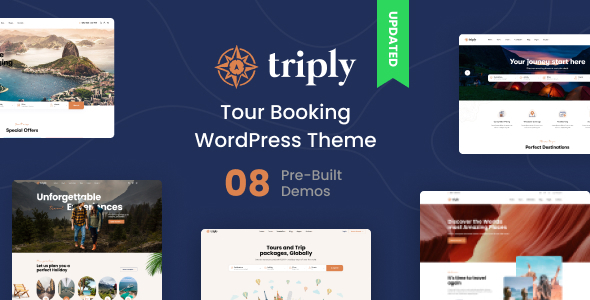 Triply 1.6.17 - Tour Booking WordPress Theme
