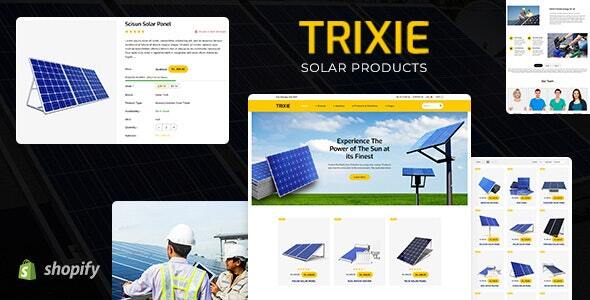 Trixe 1.2 - Solar Responsive Shopify Template