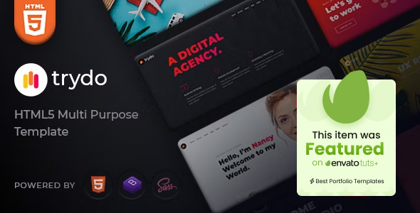 Trydo 2.0 - Agency and Portfolio Template