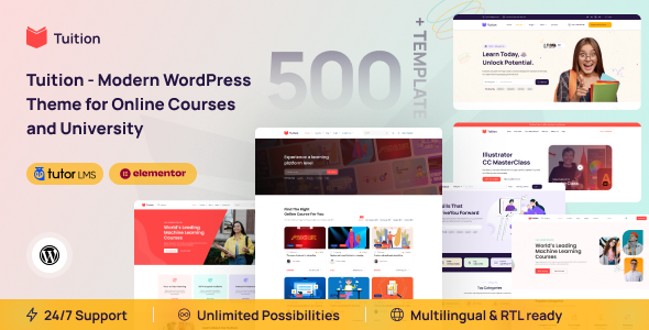 Tuition 6.8 - Education & Online Course WordPress Theme
