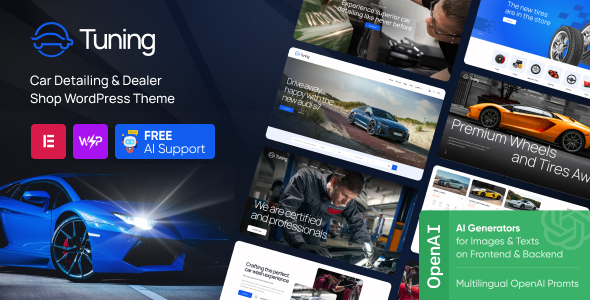 Tuning 1.3 - Car Detailing & Auto Spa WordPress theme