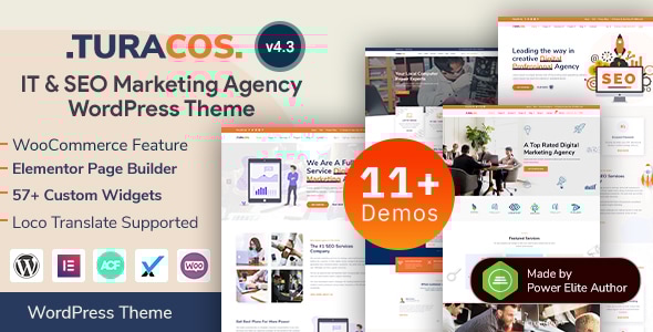 Turacos 4.4 - IT Company & SEO Marketing Agency Portfolio WordPress Theme