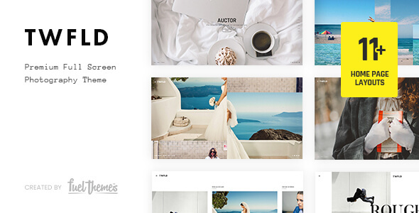 TwoFold 3.8 - Fullscreen Photography WordPress Theme