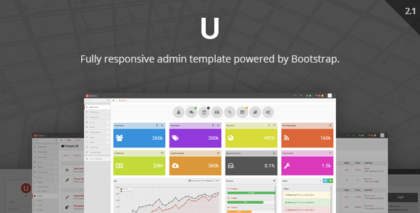 uAdmin 2.1 - Responsive Admin Dashboard Template