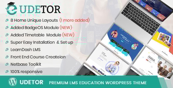 Udetor 1.7 - LMS Education WordPress Theme