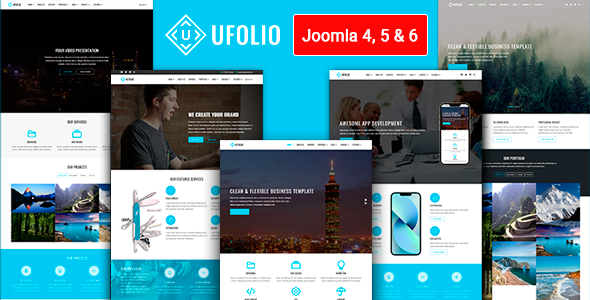 Ufolio 2.8.0 - Multipurpose & Portfolio Joomla 4 5 & 6 Template