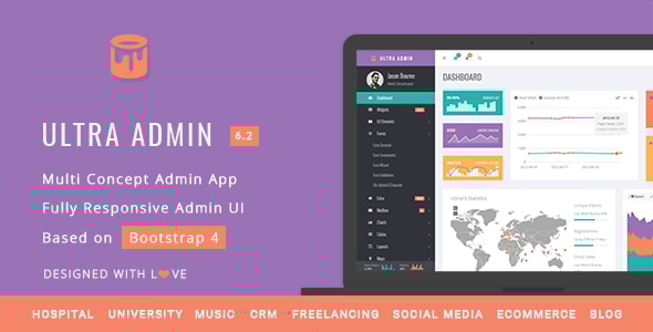 Ultra 6.2 - Multi Purpose Admin Theme