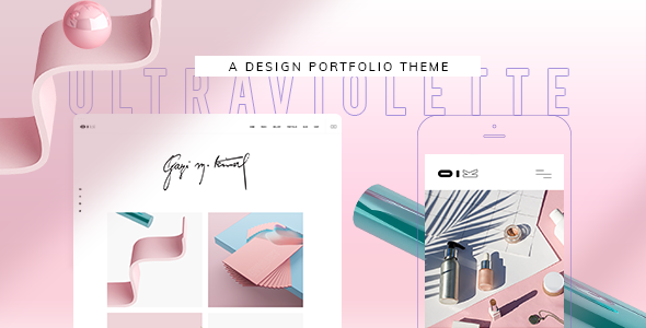 UltraViolette 1.2 - Design Portfolio WordPress Theme