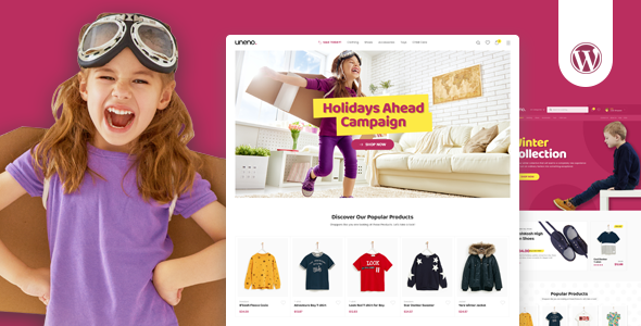 Uneno 1.0.16 - Kids Clothing & Toys Store WooCommerce Theme