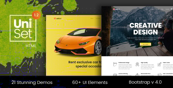 UniSet - Premium Multi-Concept Landing Pages Pack