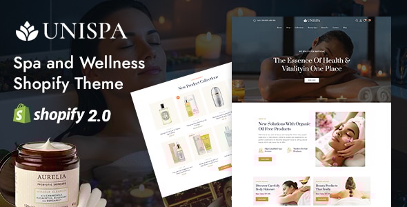 Unispa - Spa Salon & Wellness Shopify 2.0 Responsive Theme