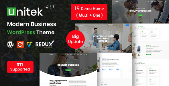 Unitek 6.8 - Business WordPress Theme