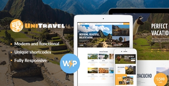 UniTravel 1.4.3 - Travel Agency & Tourism WordPress Theme