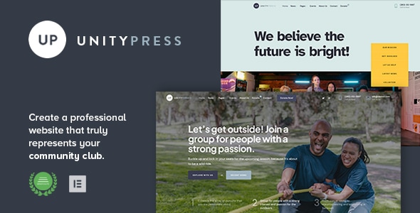 UnityPress 1.3 - Community Club WordPress Theme