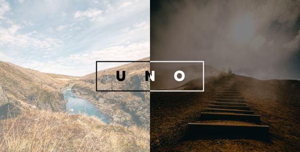 Uno 20 - Creative Photography Template