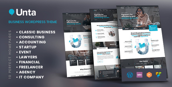 Unta 1.0.1 - MultiPurpose Business WordPress Theme