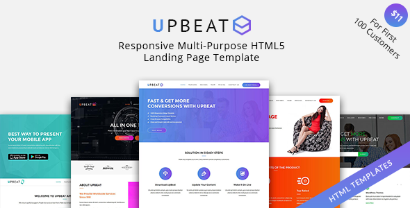 UpBeat 1.0.1 - Responsive Multi-Purpose Landing Page