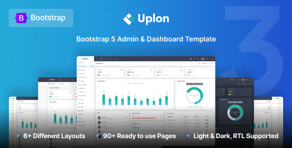 Uplon 3.0 - Admin & Dashboard Template