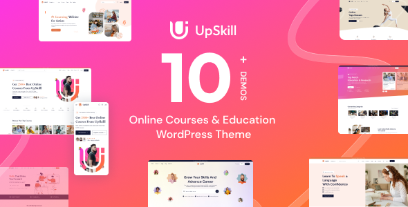 UpSkill 1.0.13 - Education Online Courses LMS WordPress Theme
