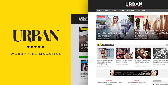 Urban 2016.0 - Responsive Magazine Theme