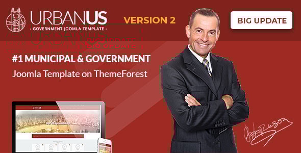 Urbanus 3.9.27 - Responsive Government Joomla Template