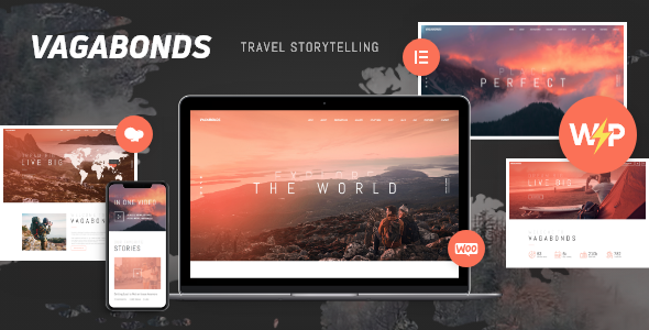 Vagabonds 1.3.12 - Personal Travel & Lifestyle Blog WordPress Theme