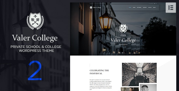 Valer 2.0 - School & College WordPress Theme