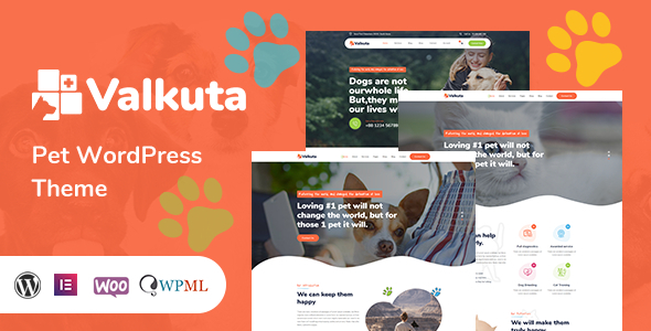 Valkuta 1.2.9 - Pet WordPress Theme