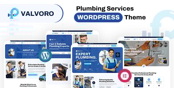 Valvoro - Plumbing Services WordPress Theme