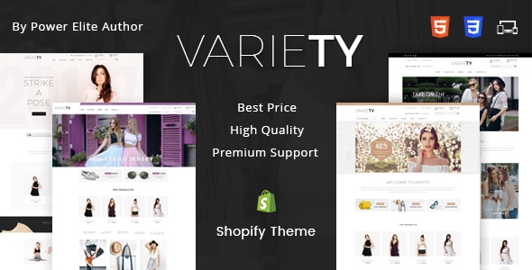 Variety - Sectioned Multipurpose Shopify Theme