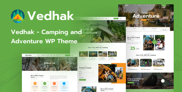 Vedhak 1.2.2 - Camping and Adventure WordPress Theme
