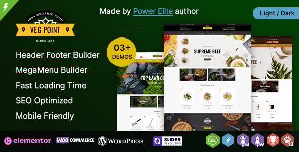 Veg Point WP 3.4.0 - Multipurpose Elementor WooCommerce Theme