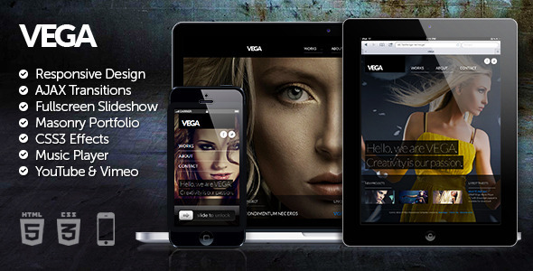 Vega 1.0.1 - HTML5 Responsive Template