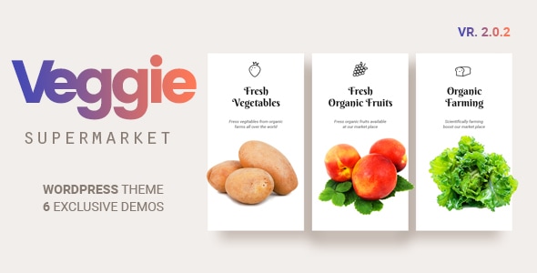 Veggie 2.0.1 - Vegetable and Fruit Shop WordPress Theme