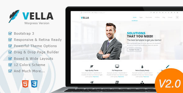 Vella 3.27 - Modern Business Theme