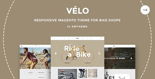 Velo 1.1 - Responsive Magento Theme for Bike Shops