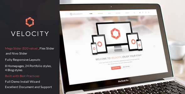 Velocity 1.8 - Feature Rich Drupal Theme