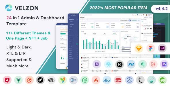 Velzon 5.0 - Admin & Dashboard Template
