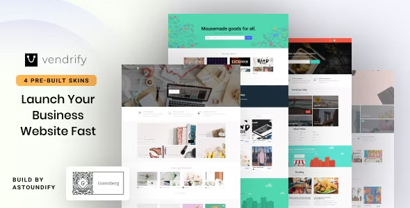 Vendrify 3.0.2 - Marketplace WordPress Theme