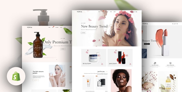 Venia - Beauty & Cosmetics Shop Responsive Shopify Theme
