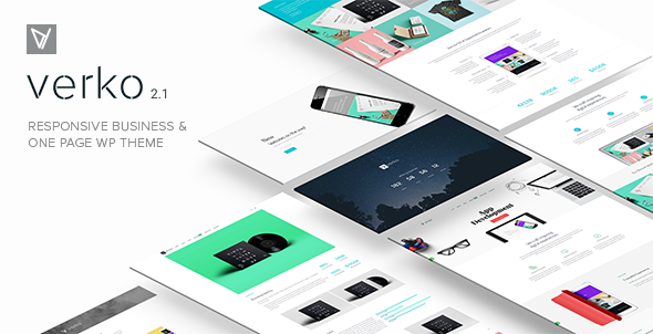 Verko  Responsive Business & One Page WP Theme